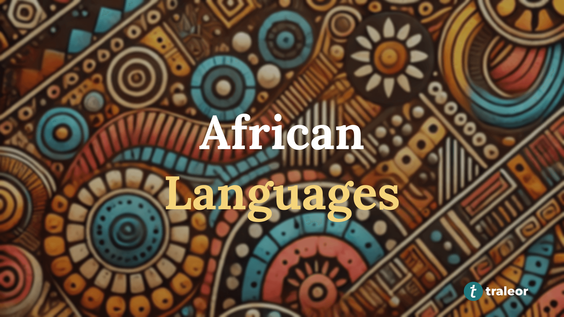 African Languages Culture-Inspired Background