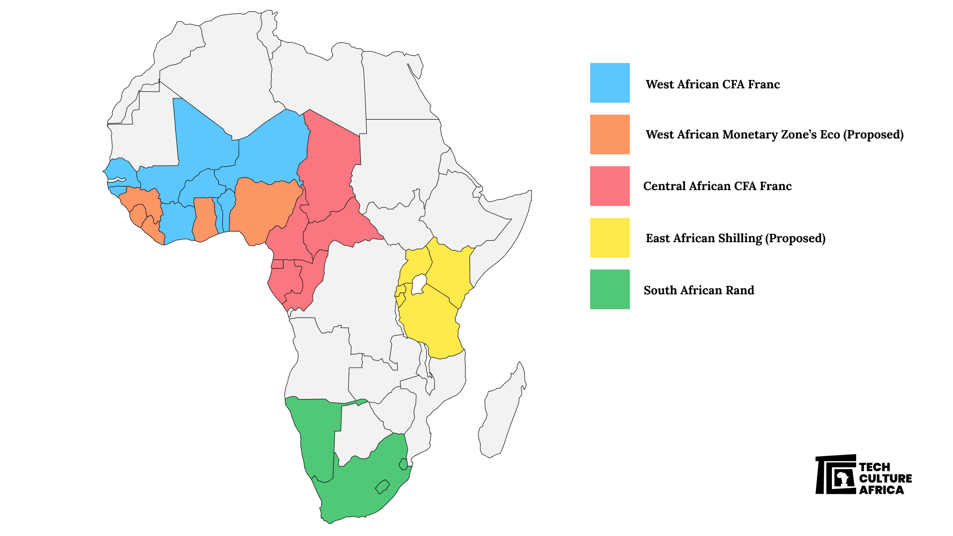 Africa's Regional Currency Zones – CFA Francs, Eco & Shilling Proposals