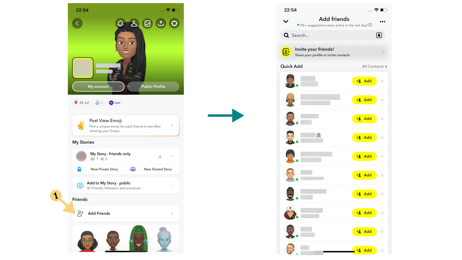 How to find people in your area on Snapchat?